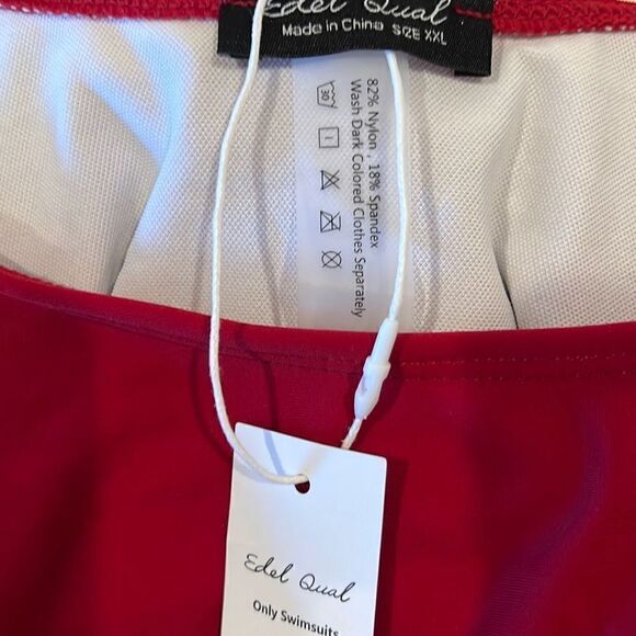 Edel Qual Red Swimsuit Sz.XXL NWT - Picture 5 of 5